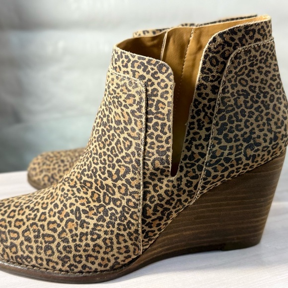 Lucky Brand Brown Tan Ankle Booties - Picture 7 of 7